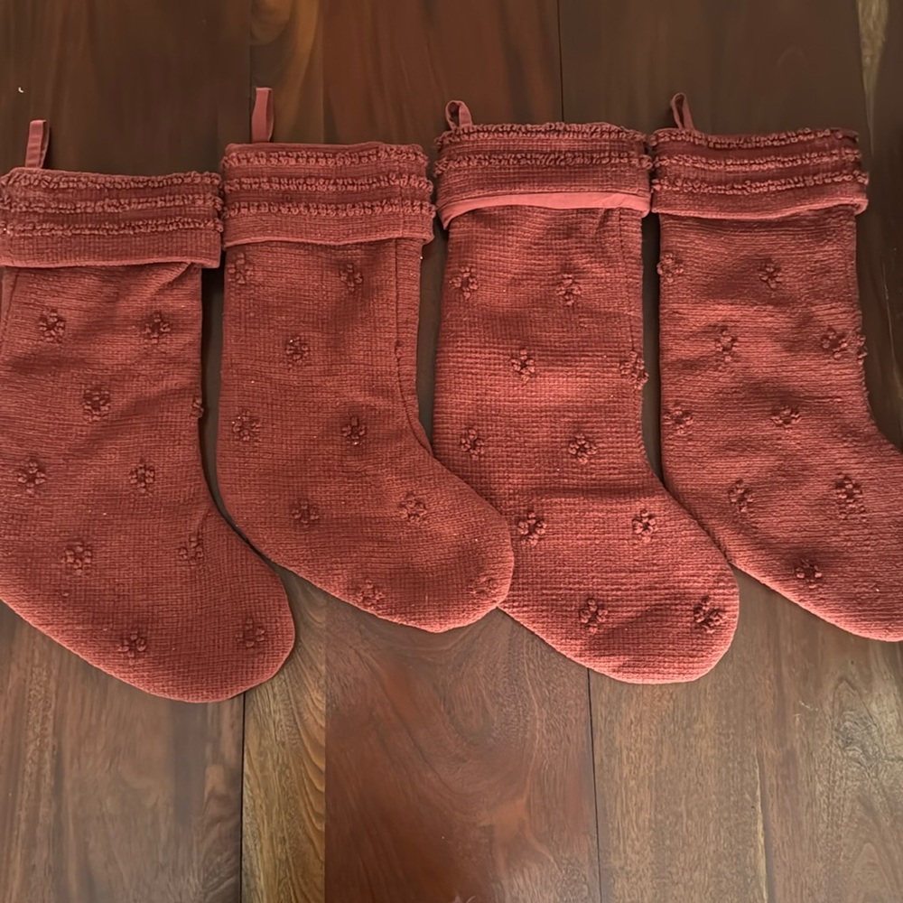Textural Woven Christmas Stocking by Threshold w/ Studio McGee